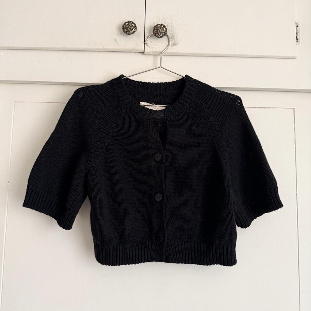 Cordera Cotton Buttoned Top - Black